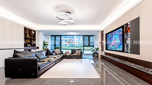 189m²意式精装定制实景，7w搞定典雅实用家|长沙全屋整装